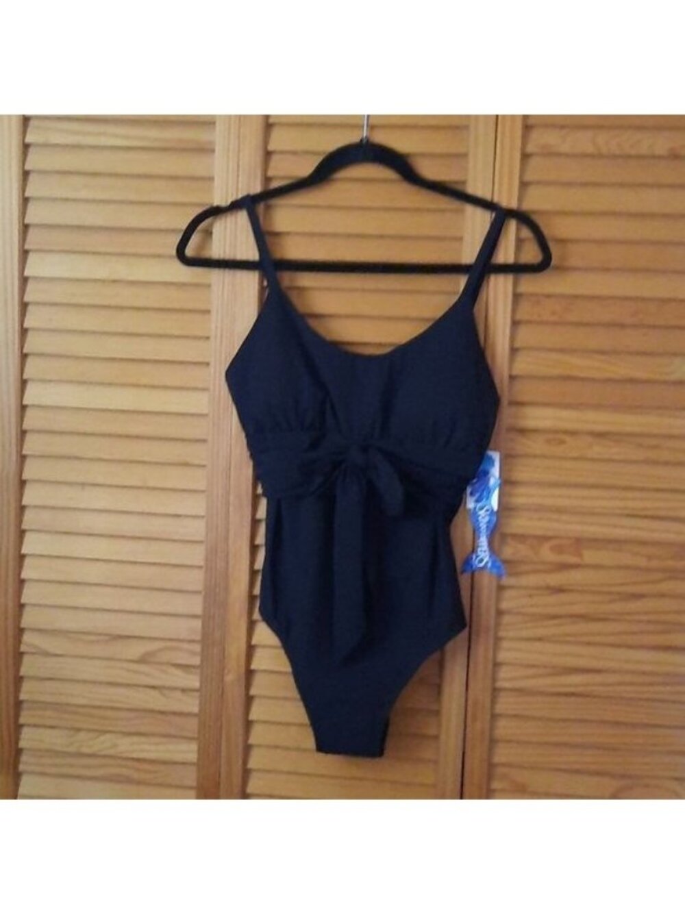 Skinny Dippers NWT Black Kate Soft Cup Tummy Control One Piece Swimsuit Size S